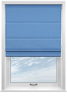 Windermere, Denim - Twist&Fit Roman Blind